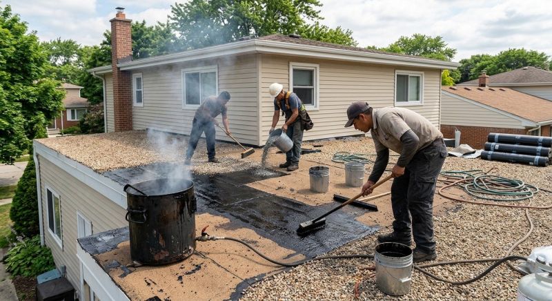 Tar And Gravel Roof Repair in Pleasantville, NY