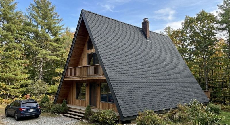 A Frame Roof Installation in Rye, NY