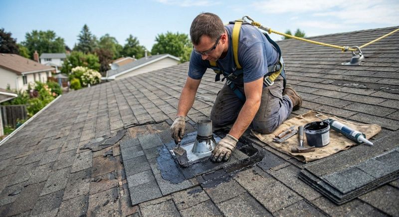 Asphalt Roof Leak Repair in Bayside, NY