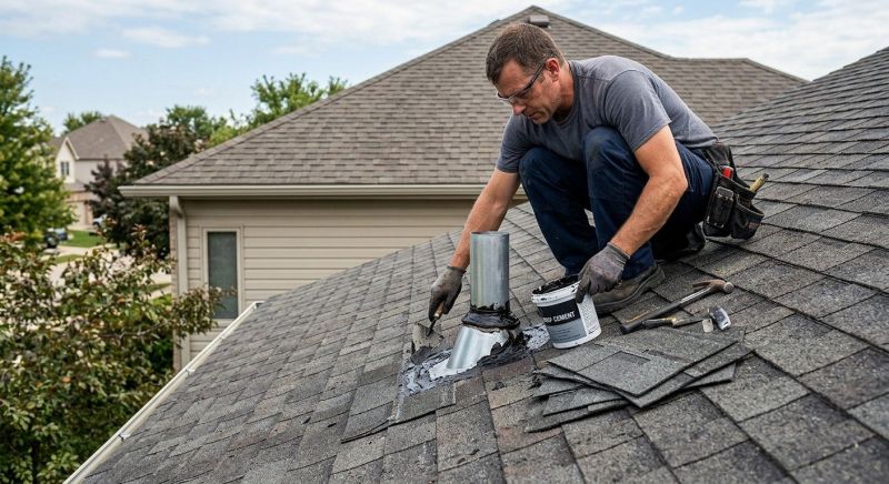 Asphalt Roof Leak Repair in Deer Park, NY