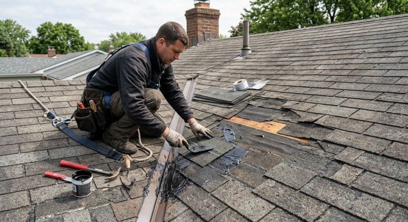 Asphalt Roof Leak Repair in Manhasset, NY