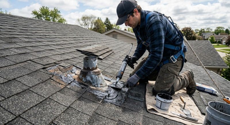 Asphalt Roof Leak Repair in Teaneck, NJ