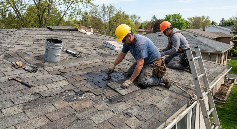 Asphalt Roof Repair in Darien, CT