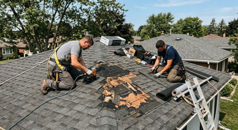 Asphalt Roof Repair in Elmont, NY