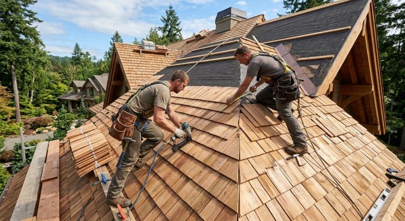 Cedar Roof Installation in Commack, NY
