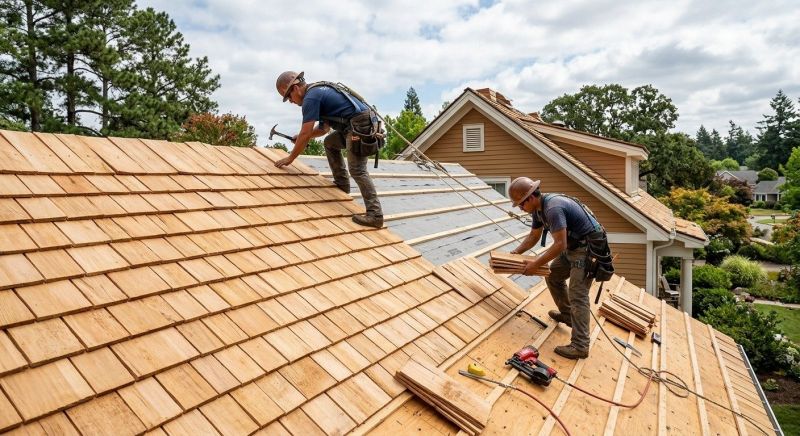 Cedar Roof Installation in Forest Hills, NY