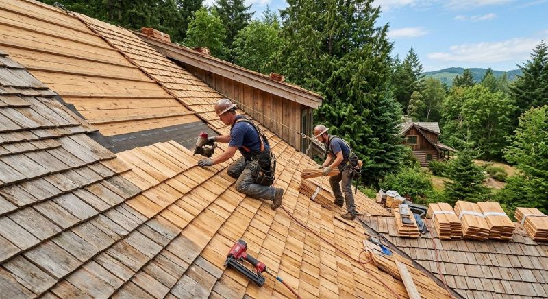 Cedar Roof Installation in Norwalk, CT