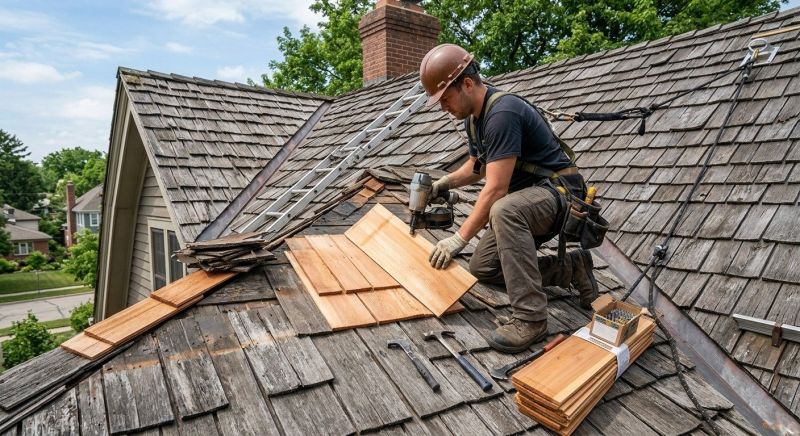 Cedar Shingles Repair in Hoboken, NJ
