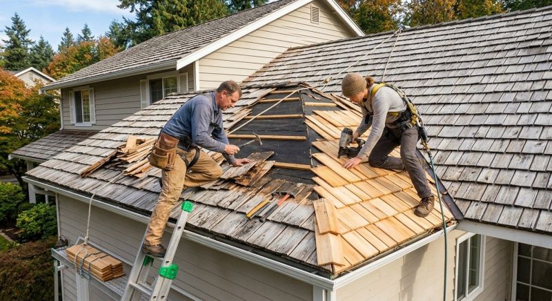 Cedar Shingles Repair in Lynbrook, NY