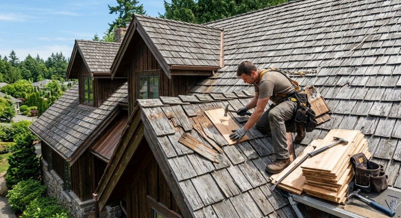 Cedar Shingles Repair in Ridgefield, CT