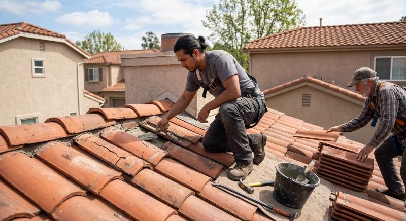 Clay Roof Leak Repair in Rye, NY