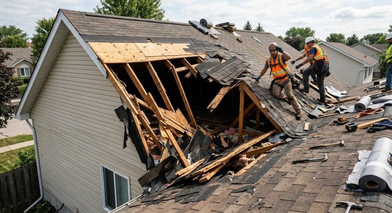Collapsing Roof Repair in Rye, NY