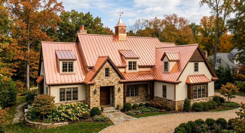 Copper Roof Repair in Rye, NY