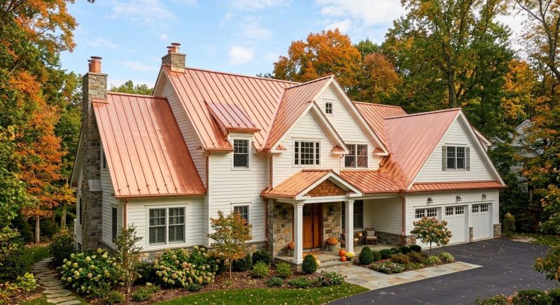 Copper Roof Replacement in Rye, NY