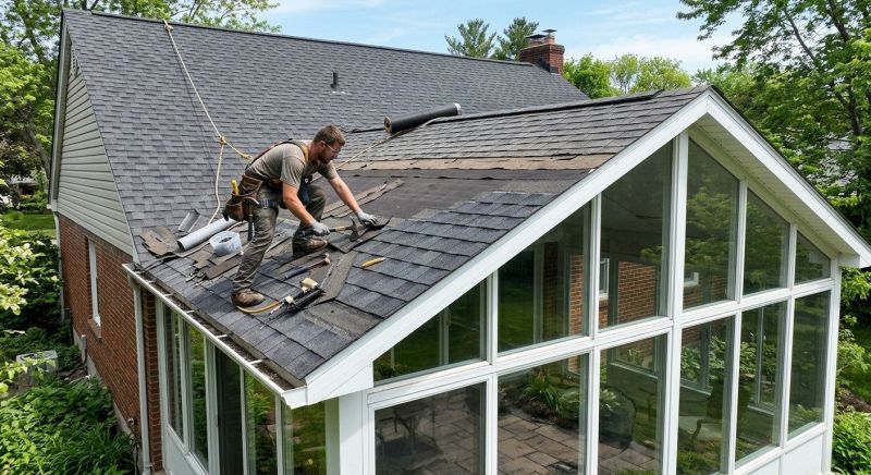 Damaged Roof Replacement in Union City, NJ