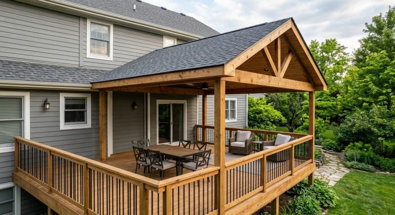 Deck Roof Construction in Rye, NY