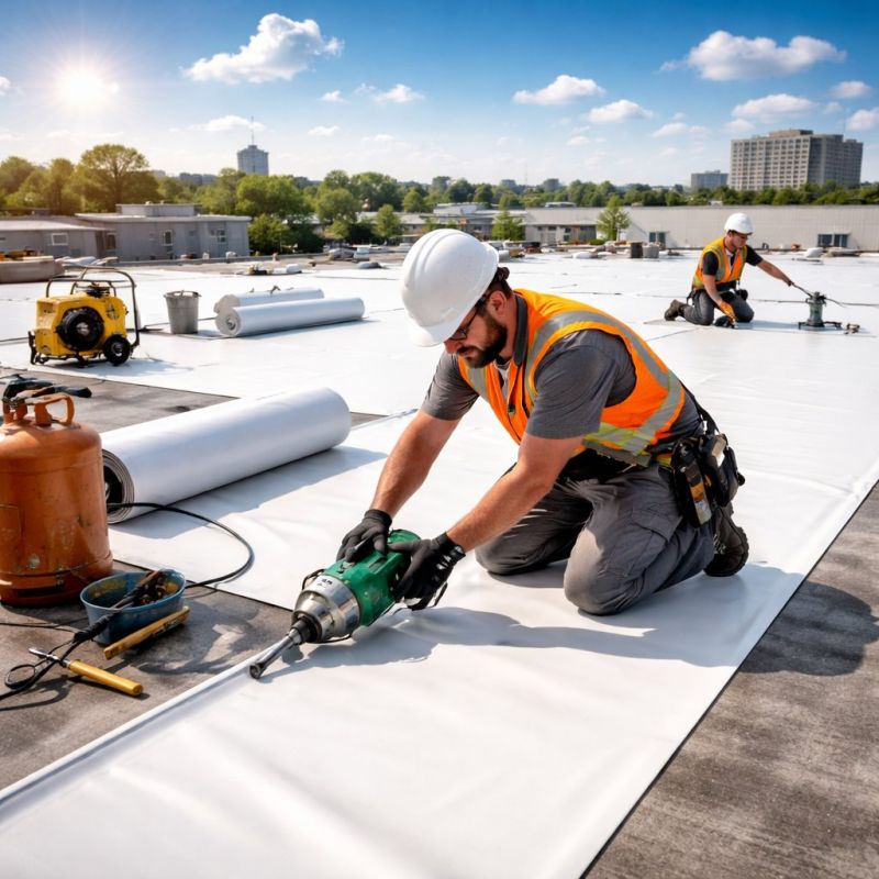 Epdm Roof Installation in Bayville, NY