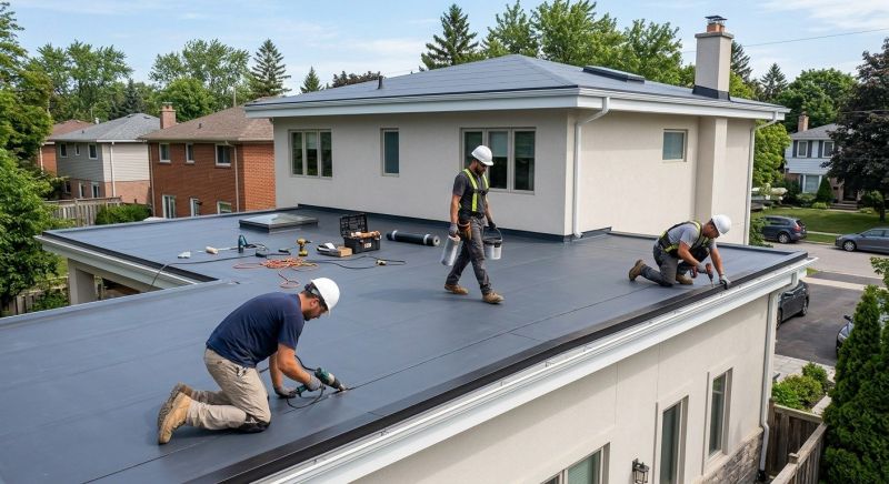 Epdm Roof Installation in Bergenfield, NJ
