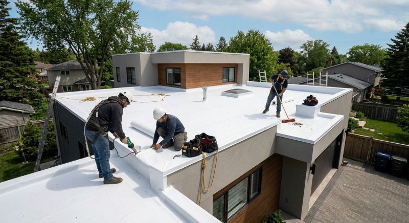 Flat Roof Installation in Saddle Brook, NJ