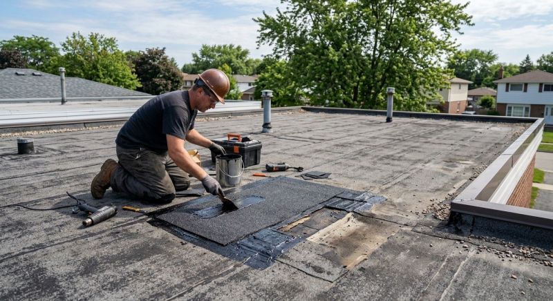 Flat Roof Repair in Hillsdale, NJ