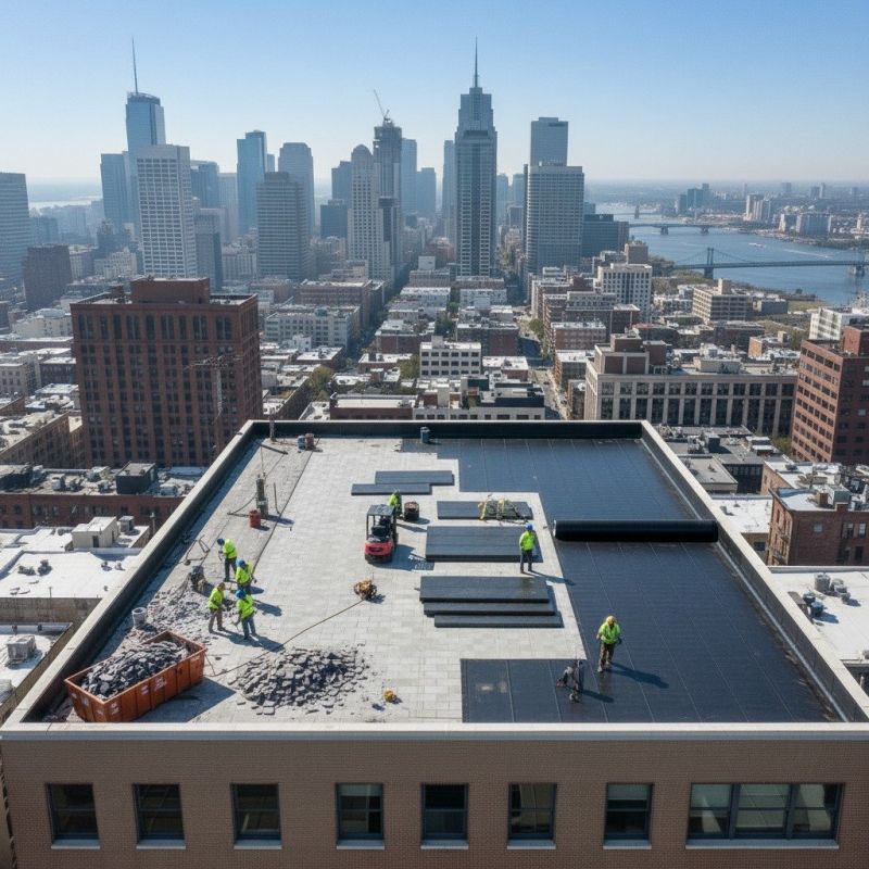 Flat Roof Replacement in Bayside, NY