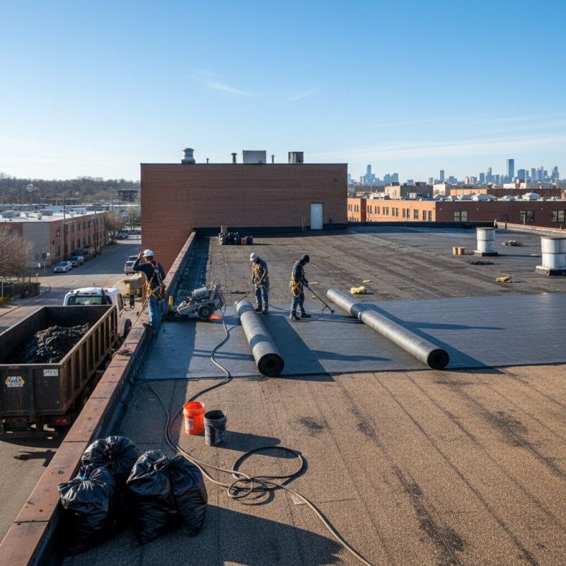 Flat Roof Replacement in Huntington, NY