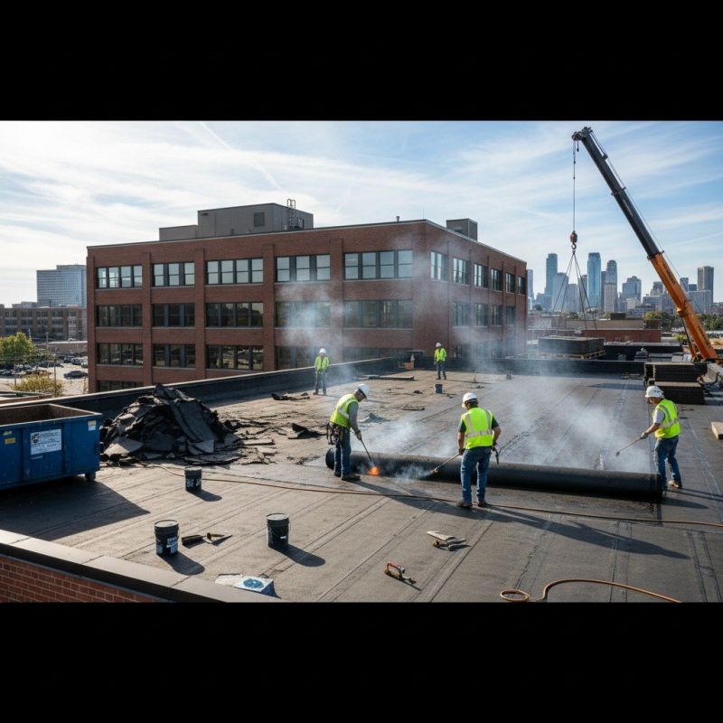 Flat Roof Replacement in Massapequa, NY