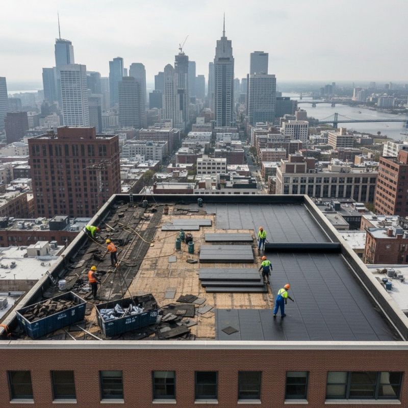 Flat Roof Replacement in Scarsdale, NY