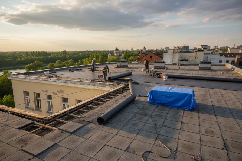 Flat Roof Replacement in South Hackensack, NJ