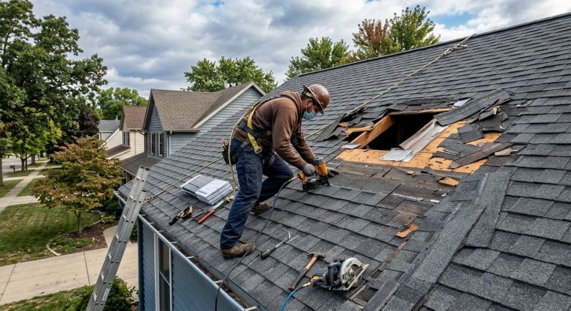Hail Damage Roof Repair in Scarsdale, NY
