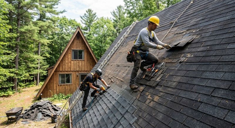 Hip Roof Shingle Replacement in Rye, NY