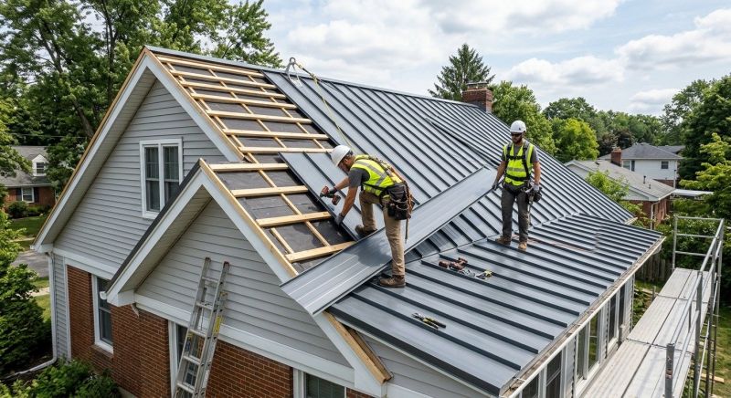 Metal Roof Installation in Oakland Gardens, NY