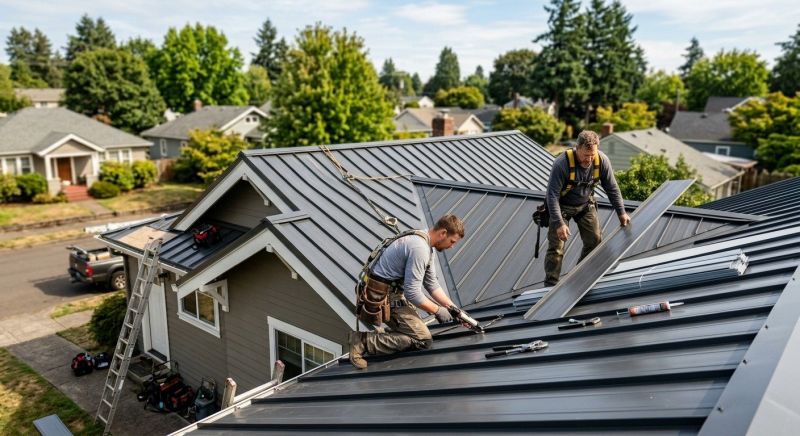 Metal Roof Repair in Great Neck, NY