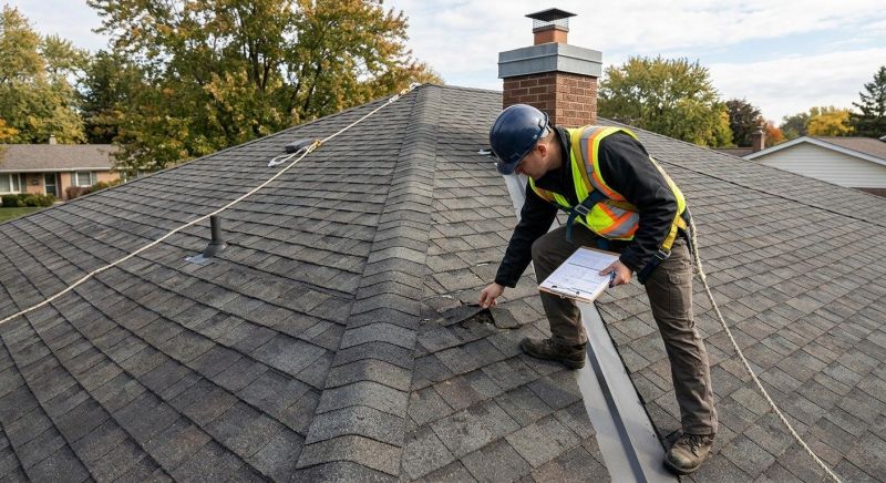 Roof Damage Inspection in South Richmond Hill, NY
