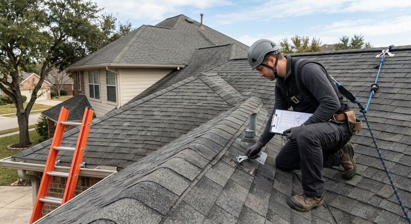 Roof Damage Inspection in South Richmond Hill, NY