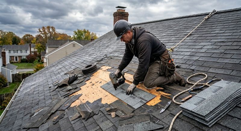 Roof Damage Repair in Bergenfield, NJ