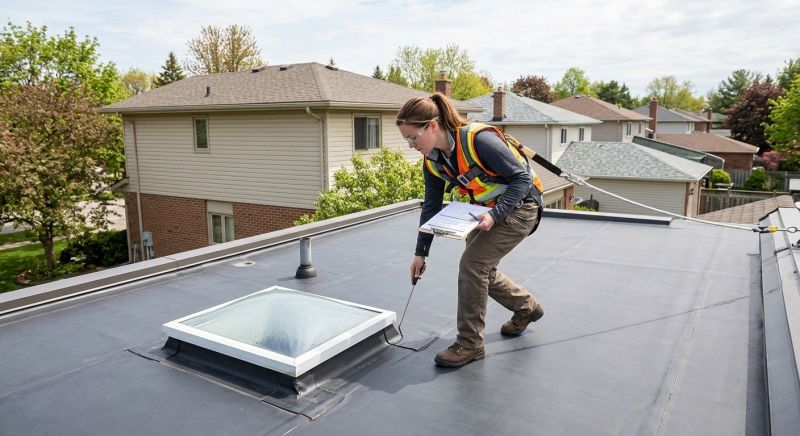 Roofing Evaluation in Oakland Gardens, NY