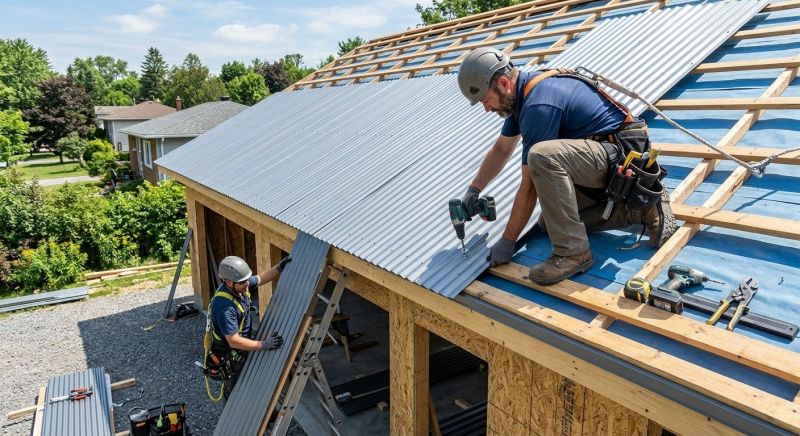 Sheet Roofing Installation in Bergenfield, NJ