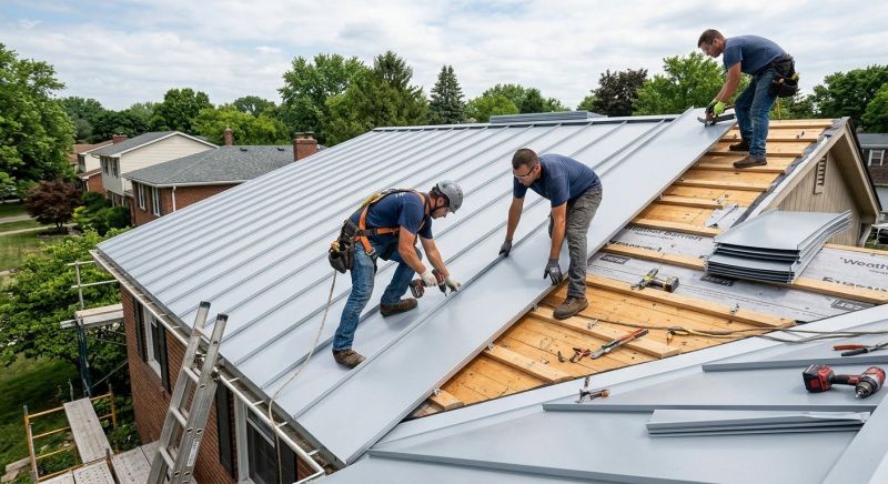 Sheet Roofing Installation in Bergenfield, NJ