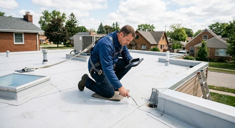 Single Ply Roof Inspection in Rye, NY