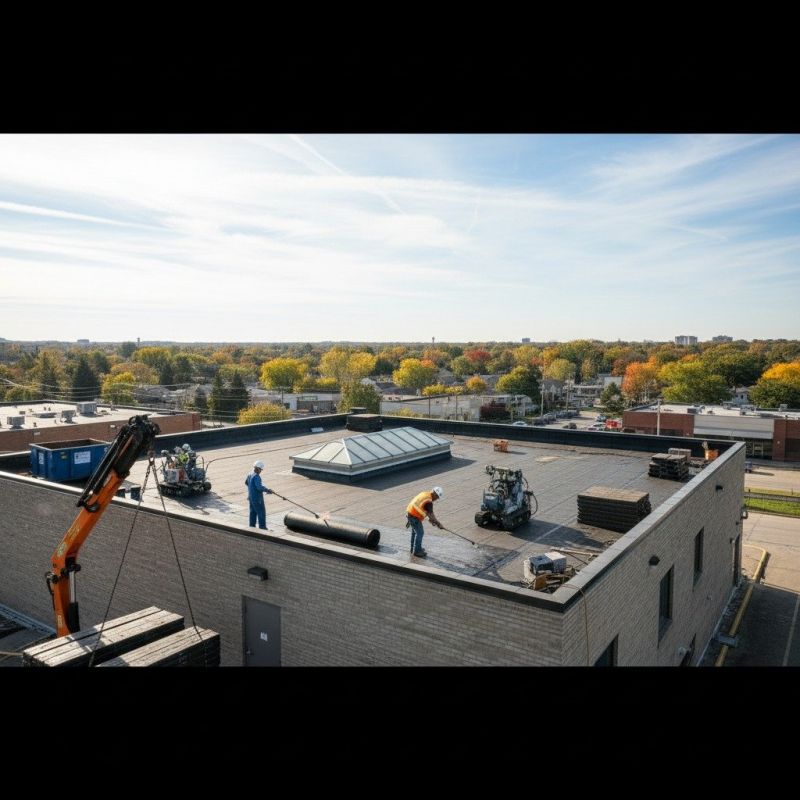 Single Ply Roof Replacement in Astoria, NY