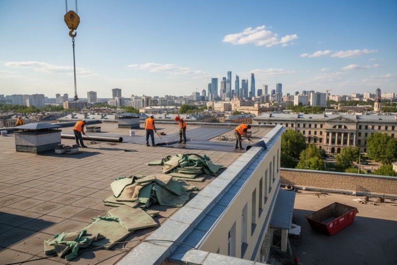 Single Ply Roof Replacement in Seaford, NY