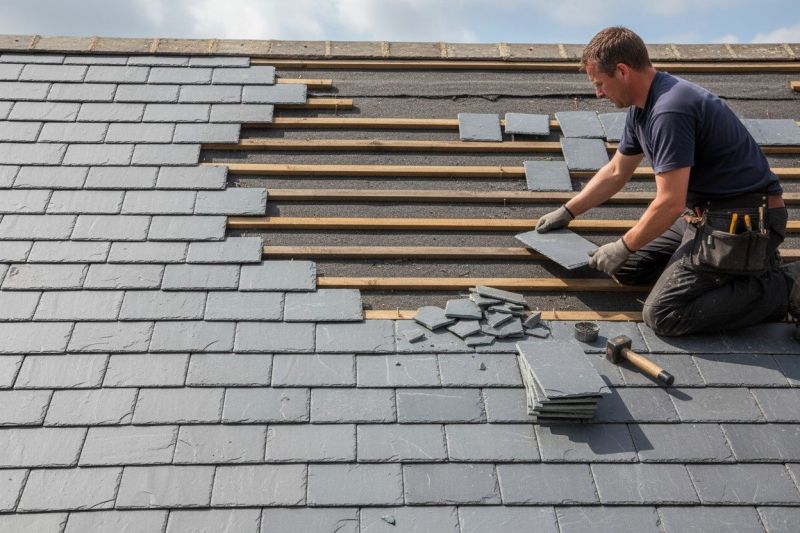 Slate Roof Repair in Tenafly, NJ