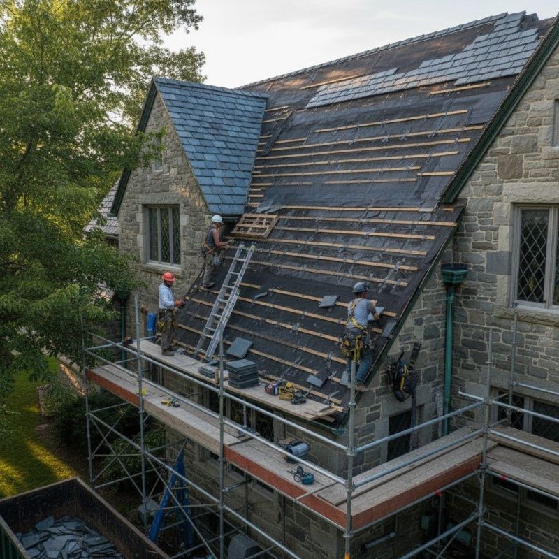 Slate Roof Replacement in Bayside, NY