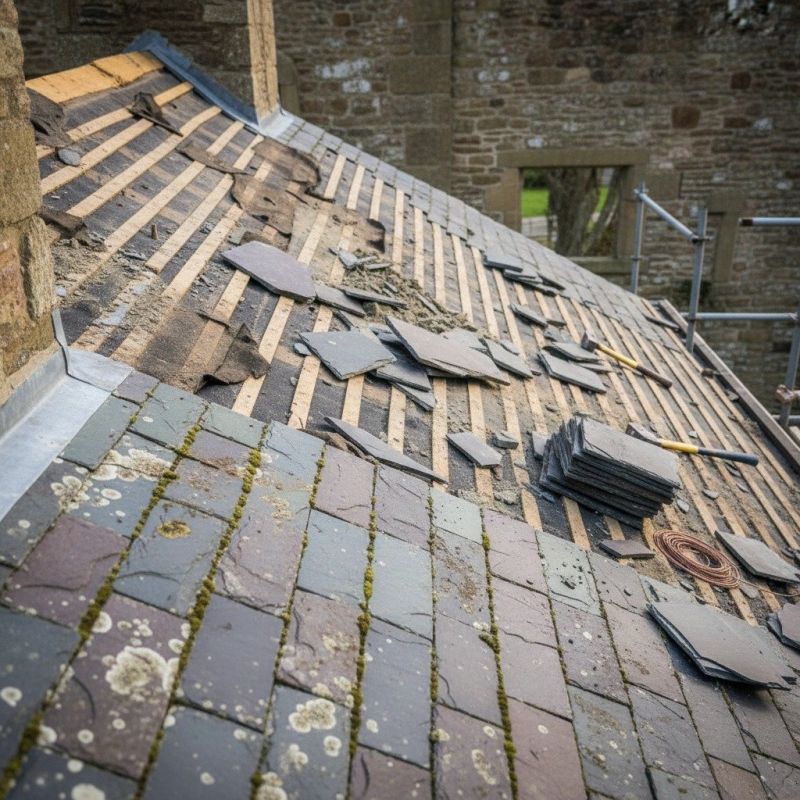 Slate Roof Replacement in Bayside, NY