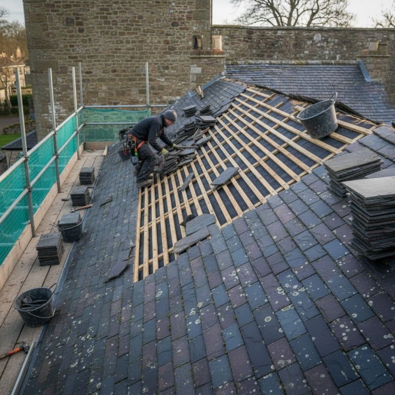 Slate Roof Replacement in Croton On Hudson, NY