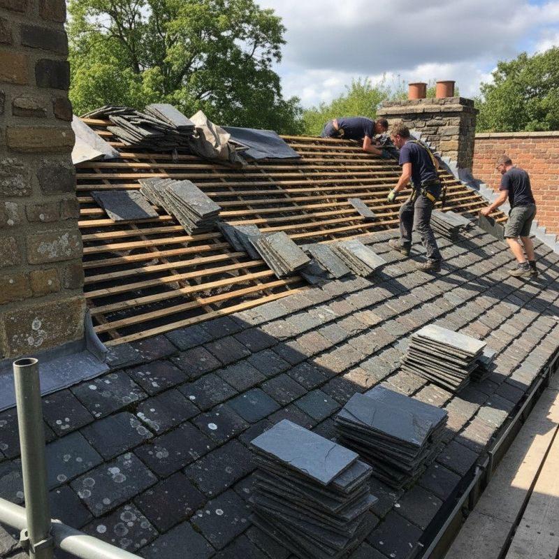 Slate Roof Replacement in Stamford, CT