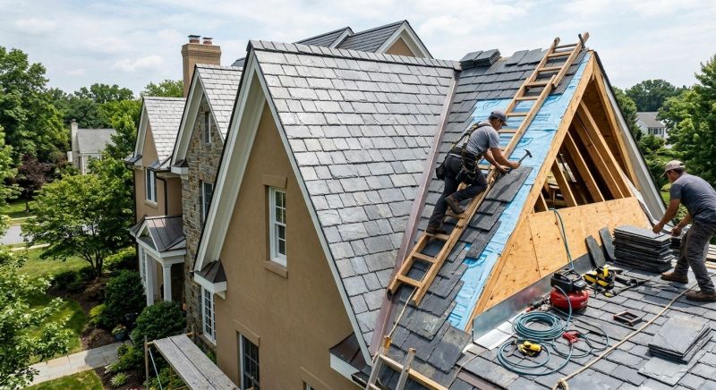 Slate Shingles Repair in Cortlandt Manor, NY