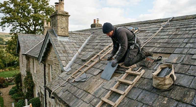 Slate Shingles Repair in Massapequa, NY