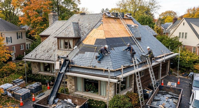 Slate Shingles Repair in Massapequa, NY